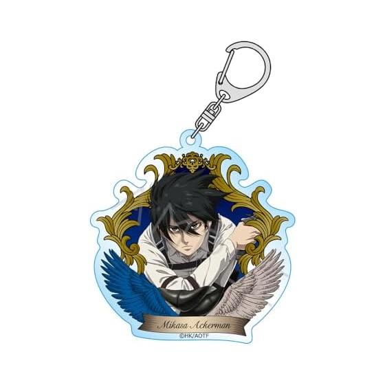 Attack on Titan The Final Season Mikasa Acrylic Keychain TB Approx. 7cm Square Transparent Acrylic