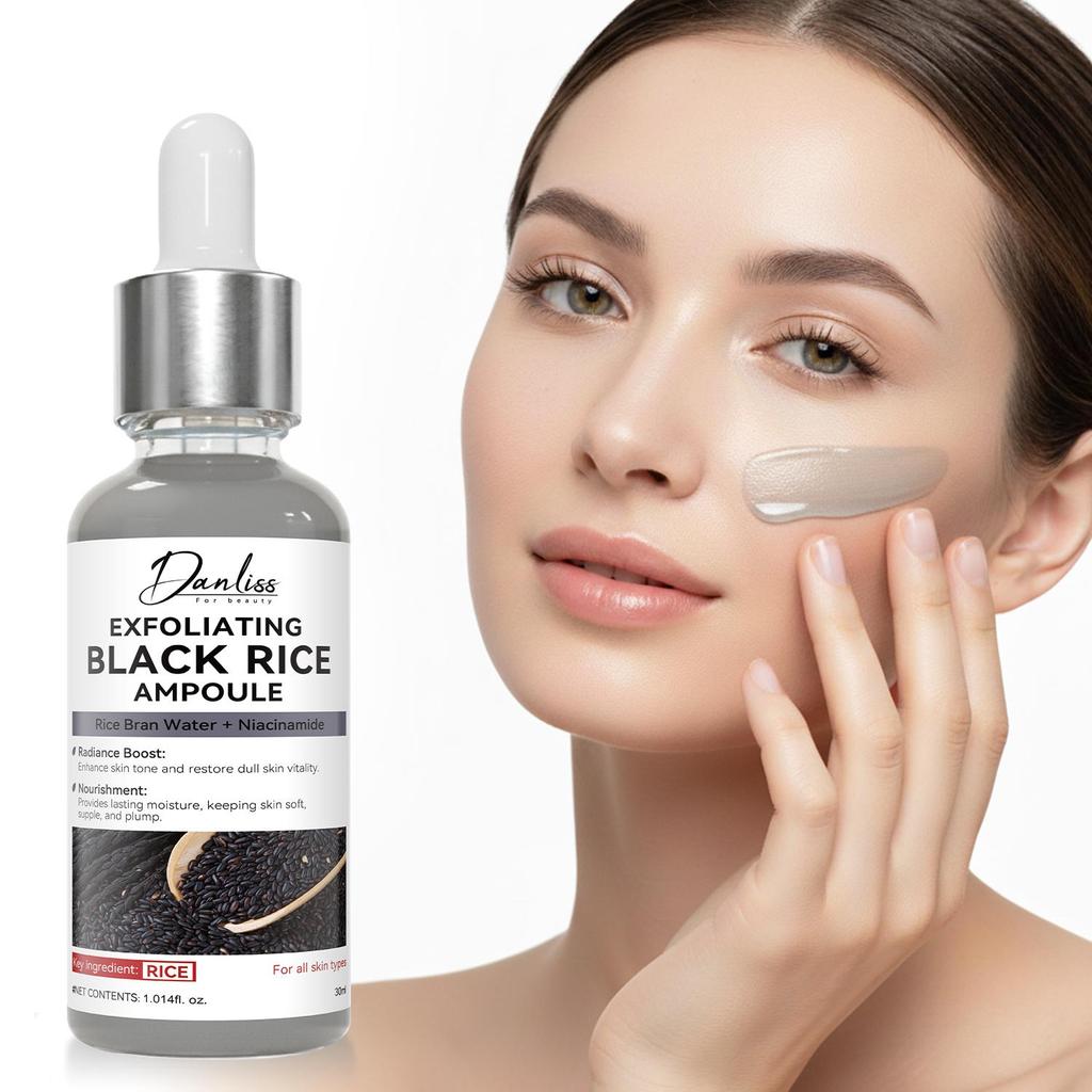 Exfoliating Black Rice Ampoule-Moisturize And Firm The Skin-Non-irritating Care For A Clearradiant Glow Skin-30ml