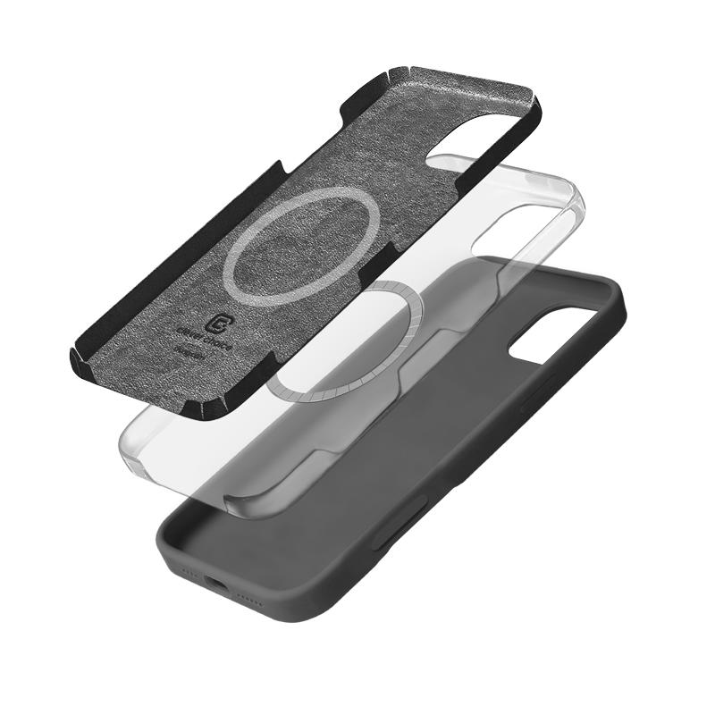 Crong Color Cover Magnetic - Etui Iphone 16 Pro Max Magsafe (Tytanowy)