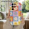 Phone Case: 2D flat Samsung Galaxy A34 A35 M05 M06 S20 S22 S21 FE Plus 5G protective case, couple style, small flowers spread out, Christmas and Hallo