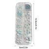 12 Grids/Box Blue White Nail Charm Shell Starfish Mermaid Tail 3d Nail Art Accessories For A Dreamy And Oceanic Manicure Look
