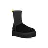 Klassischer Dipper Stiefel Schwarz Damen 1144031-BLK