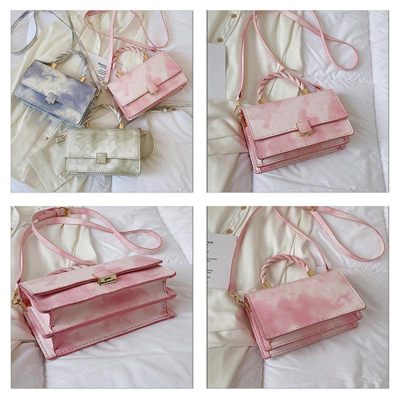 DIY Handbag Making Kit PU Leather Shoulder Bag Sewing Materials Women Crossbody Knitting Crochet Bags Handicraft Accessories
