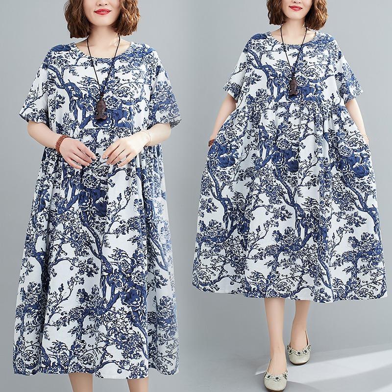 Women's Solid Color Relaxed Fit Dress