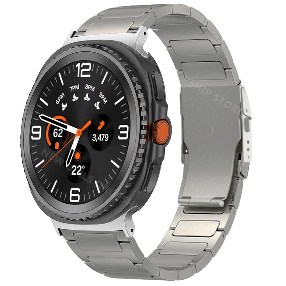 Titanium Wrist Band for Samsung Galaxy Watch 8 Classic 46mm 8 44mm 40mm Luxury Business Strap for Samsung Galaxy Ultra 47mm