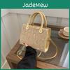 Straw Handheld Small Square Bag For Daily Casual Wear Street Style