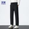 ROMON Men's Warm Fleece-Lined Casual Pants 802