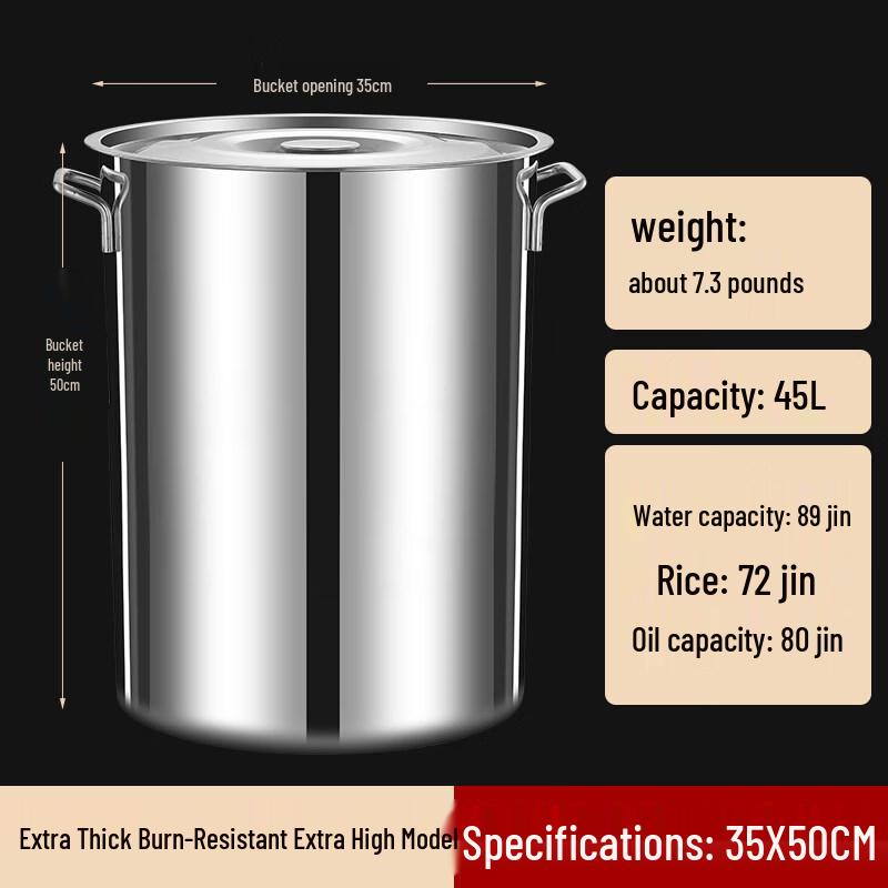 JPHZNB Stainless Steel Multi-Purpose Pot with Lid