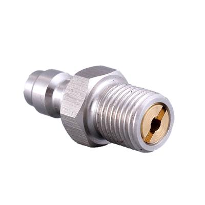 Pcp Paintball Pnömatik Hızlı Bağlantı Parçası 8Mm M10X1 Erkek Fiş Adaptörü Bağlantı Parçası 1/8Npt