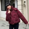 Padded-padded women's short winter new European and American style hooded thickened loose down padded jacket jacket jacket