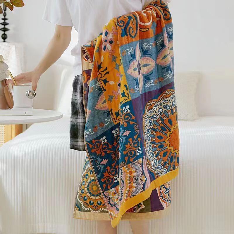 

Carpenter Tan Chinoiserie Soft Bath Towel