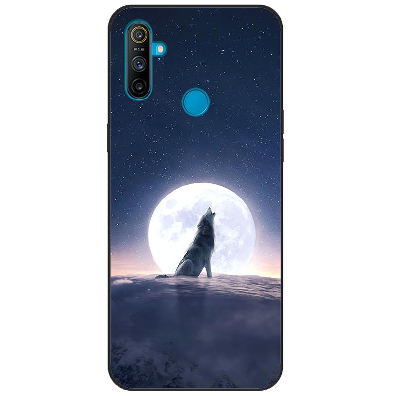 For Realme C3 Case Cover Soft Silicone TPU Patterned Back Cover For OPPO Realme C3 RMX2020 C 3 RealmeC3 Cartoon Phone Case Funda