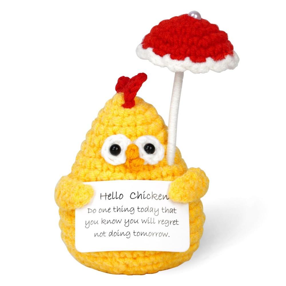 Creative Wool Knitting Doll Handmade Plush Doll Toys New Desktop Ornament for Gifts