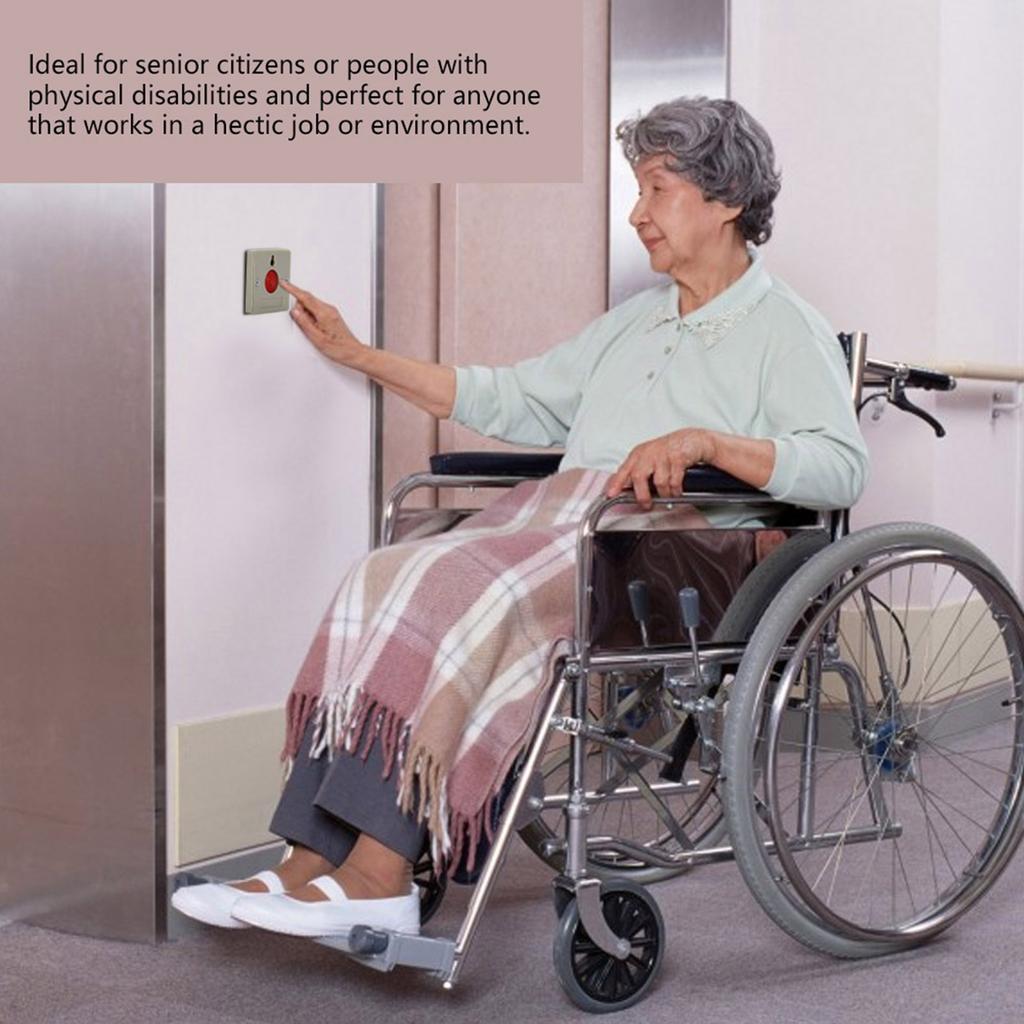 24V Wired Safe Security Plastic Family Mini Emergency Alarm Panic Push Button Emergency Panic Button Panic Push Button