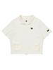 BBC EARTH W String Woven Pocket Collar T-Shirt_White