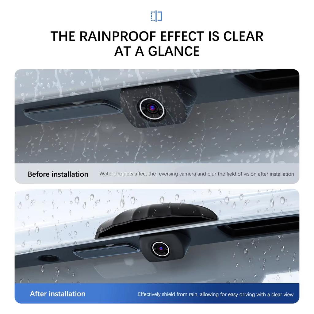 Car Rear Camera Rain Cover Automobile Rear Camera Rain Shield Waterproof Protection Protector Car Accessories Camera Rain Cover