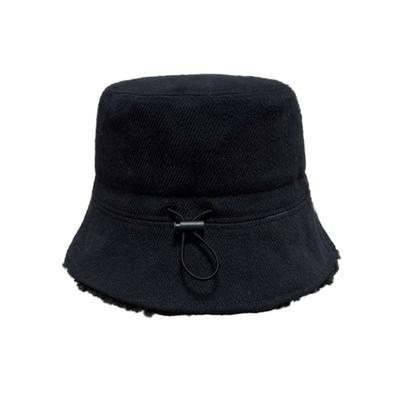MAD FACTORY Bubble Bucket Hat - Black