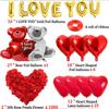 Valentine's Day Arch Balloons Decor Easy Installation Long Lasting Roses Red Balloons Set Wedding Hall Decor Wedding Party