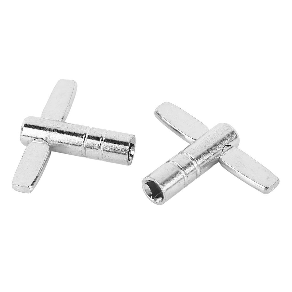 2Pcs Drum Key Metal Multifunctional Portable Easy to Operate Drum Tuning Key Tuner