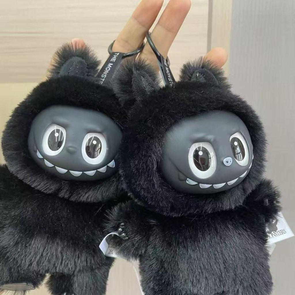 Afrika versiyonu Labubu Siyah Labubu Peluş bebek Pop
