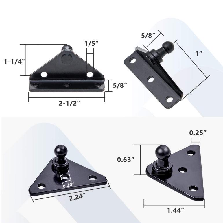 10mm Ball Joint Bolt Bracket for Car Gas Strut Lift & Shock Absorber Accessories