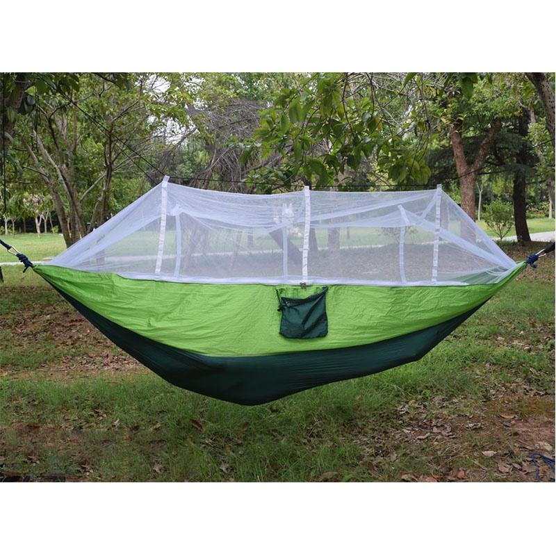 Premium Camping Doppelperson Reise Outdoor Zelt Hängemattenbett mit Moskitonetz