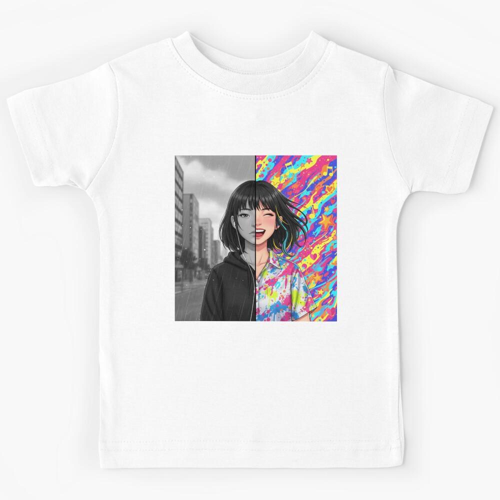Me, when listening K-Pop Music (Woman Version) Kids T-Shirt 120