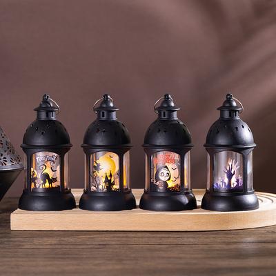 Helovīna dekorēšana Jack-o '-laterna, kas nēsā Helovīna piekariņu ballītes dekorēšanai