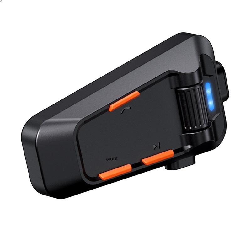 Bluetooth 6.0 Helmet Headphone, Dual Person Intercom Group Talk Noise Reduction for Motorcycle