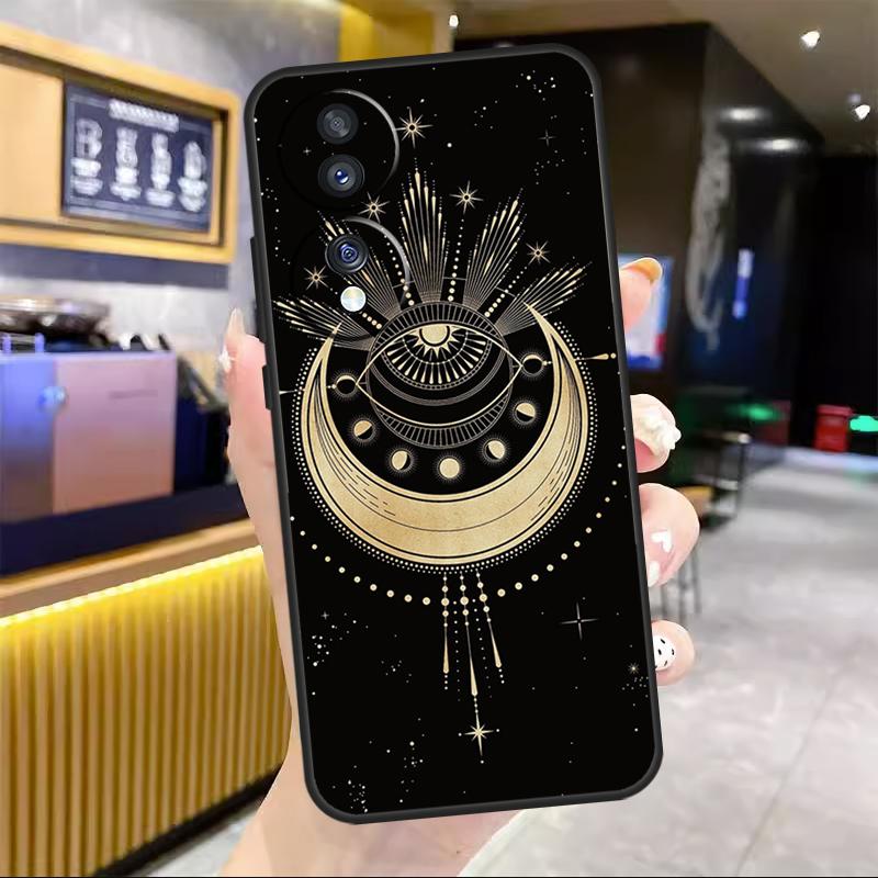 Fortune Telling Moon Stars Hands Art For Honor Magic 7 Lite 5 6 8 Pro Case For Honor Win RT X9c X9a X9b X8b X8c 200 400 50 70 90