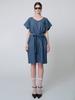 As Platform Aw41Op01 Cozy Belted Dress_Indigo Blue