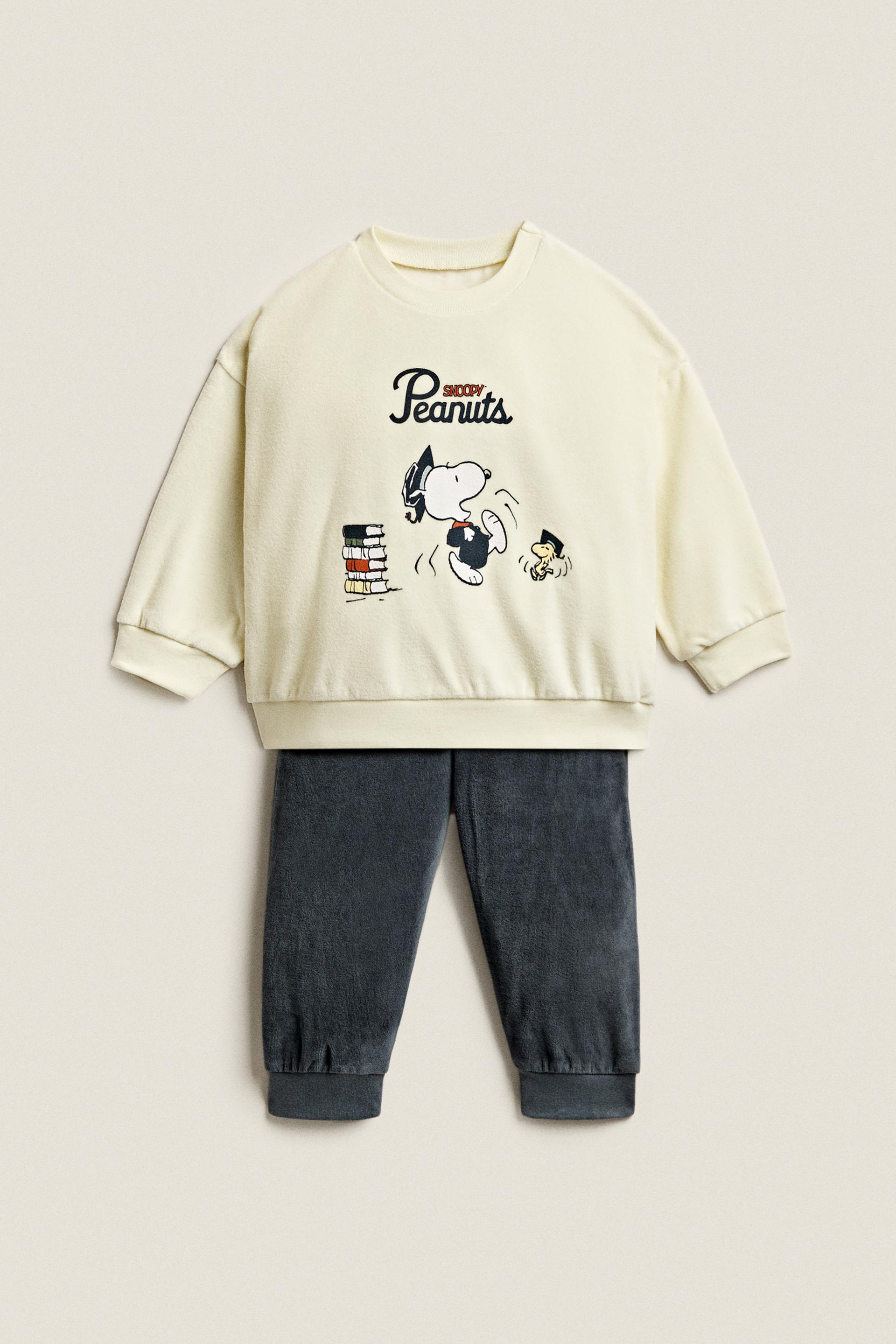 

KID S VELOUR PEANUTS SET OF PYJAMAS