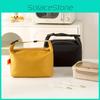 Solid Large Color Capacity Handbag Oil Proof Lunch Box Bag Insulated Gift Bags