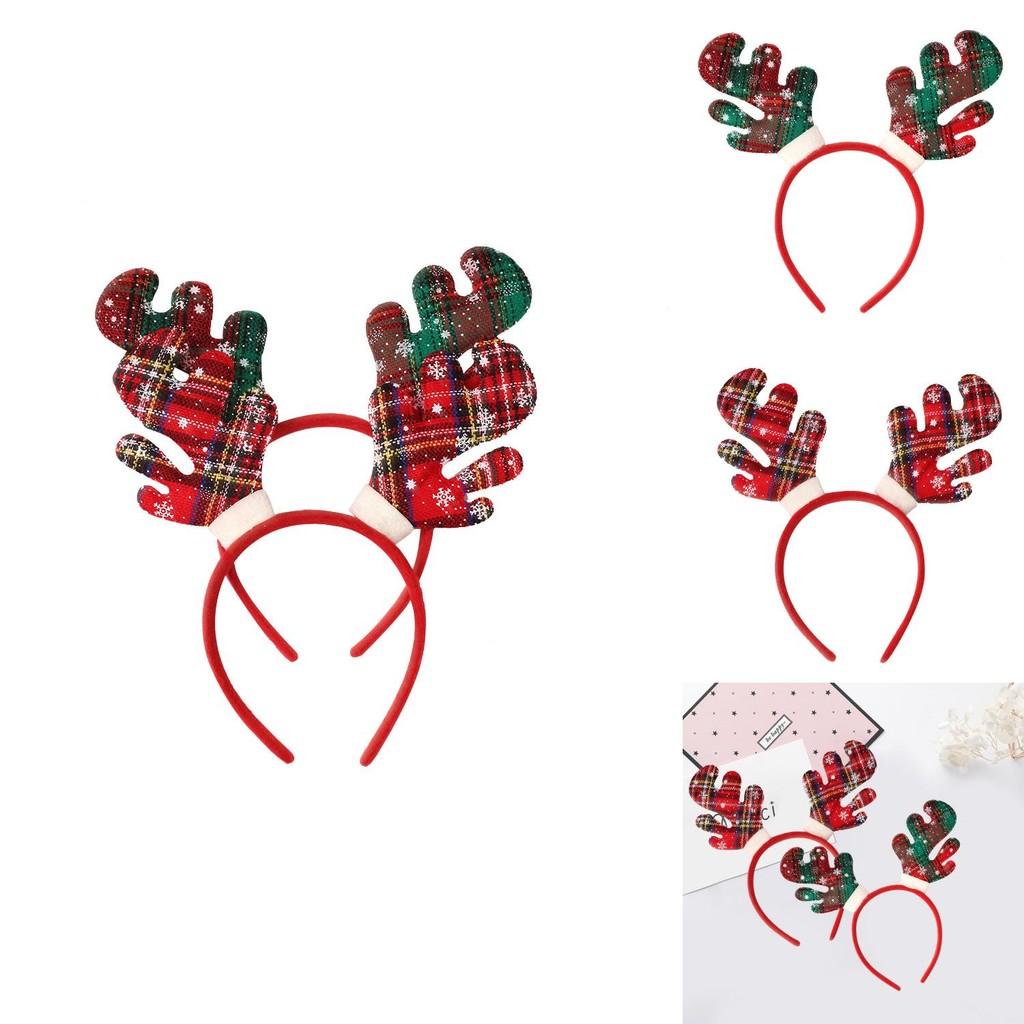 Headband Elegant Christmas With Festive Reindeer Antlers Crafted For Holiday Gatherings