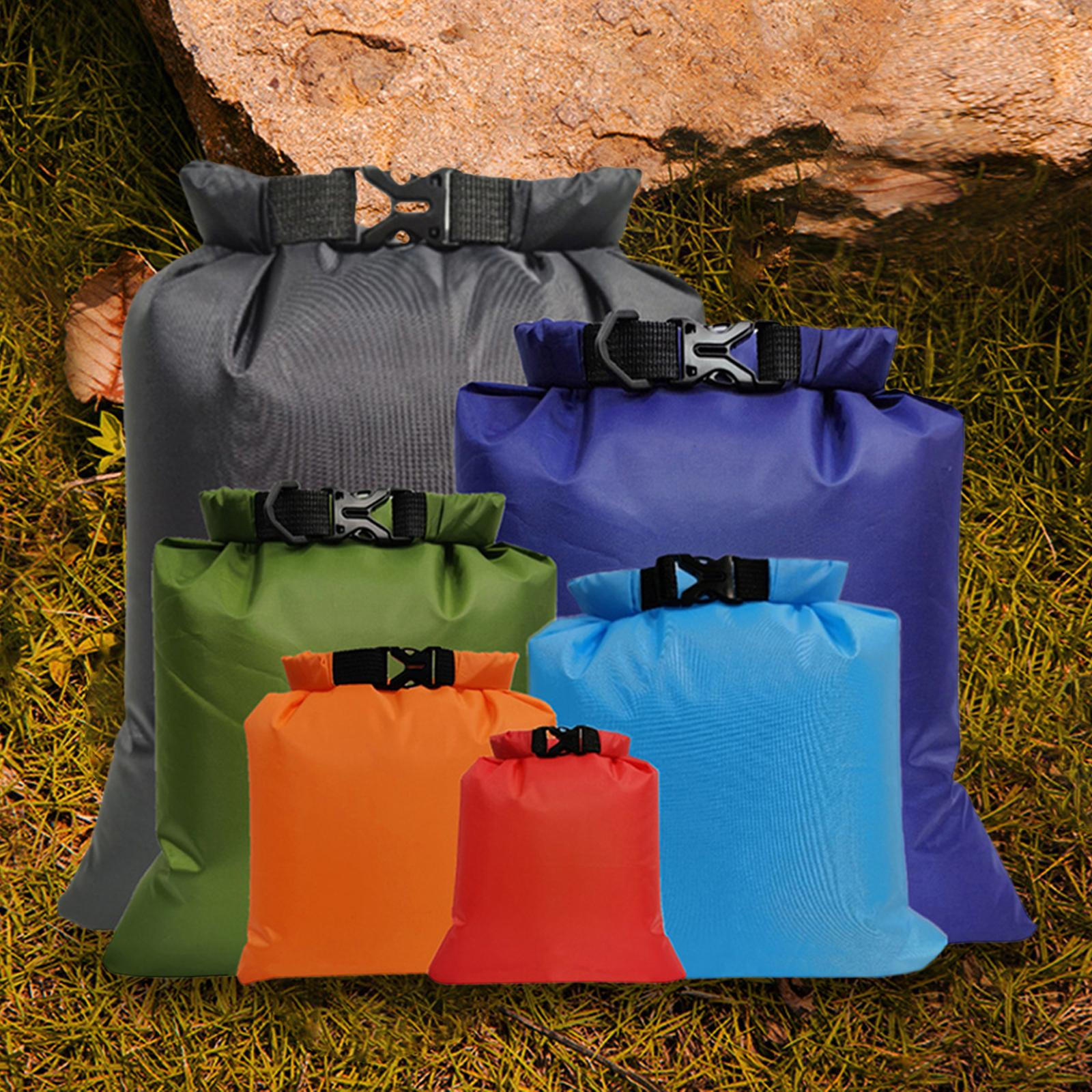 

Waterproof Dry , Assorted Sizes Sack Keeps Gear for Kayaking, Rafting, Boating, Swimming, 6 pieces (mixed color)