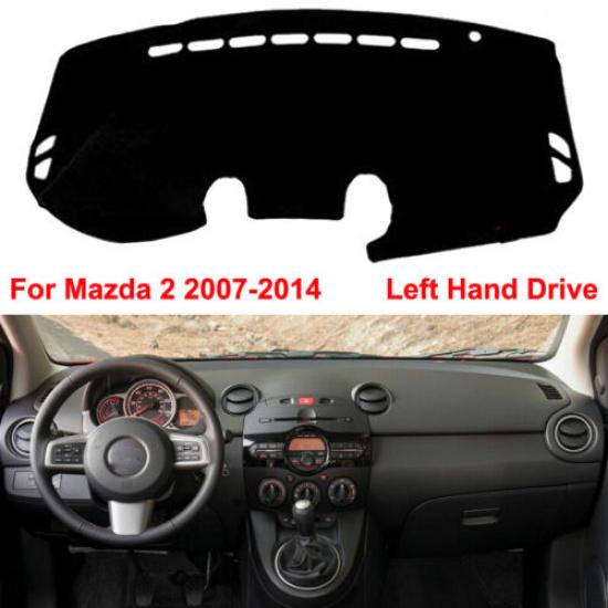 Car Dashboard Cover Dash Mat Dashboard Mat Anti-Sun Fit for Mazda 2 2007-2014