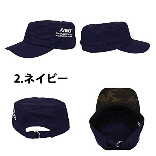AVIREX Work Cap for Military Navy Blue Men, Cap,