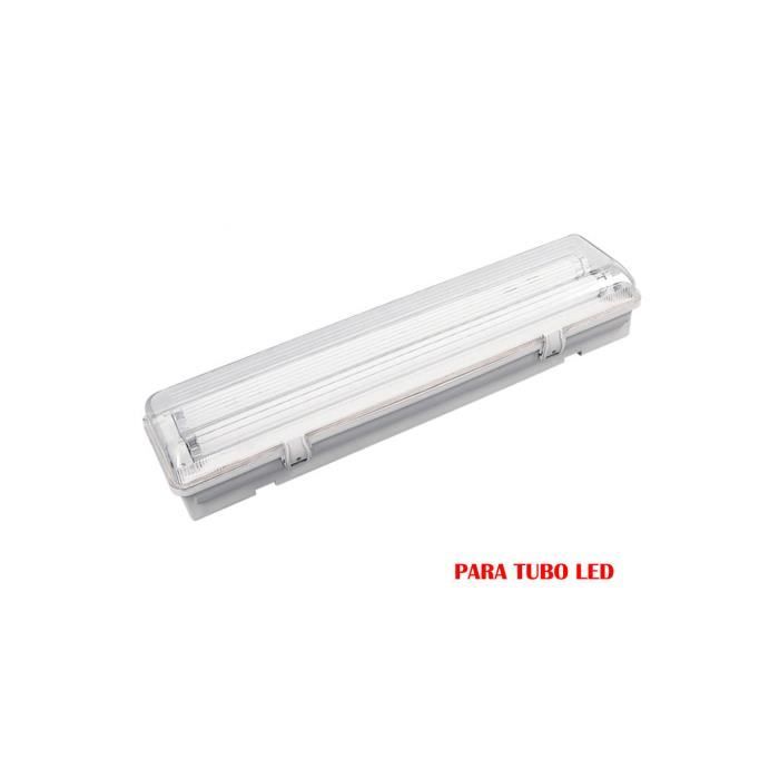 Réglette étanche pour tube LED 2x22W (EQ. 58W) 220V 155cm IP65 - GENERIQUE