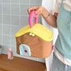 Waterproof House Shape Cosmetic Bag Multifunctional Skincare Storage Bag  Outdoor