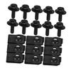 MOLUCKFU 20pcs Car Screw Fastener Hardware U Clip Clip Nut Body Panel Clip Nut