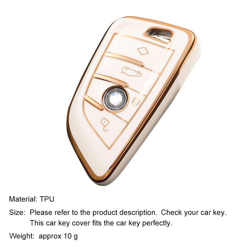 TPU Car Key Cover Case Fob for BMW M3 M4 M5 M8 X3M X5M X1 X4 X5 X6 IX3 Z4 I4 2 Series 4 Series 5 Series 8 Series 6 GT 320i 440i