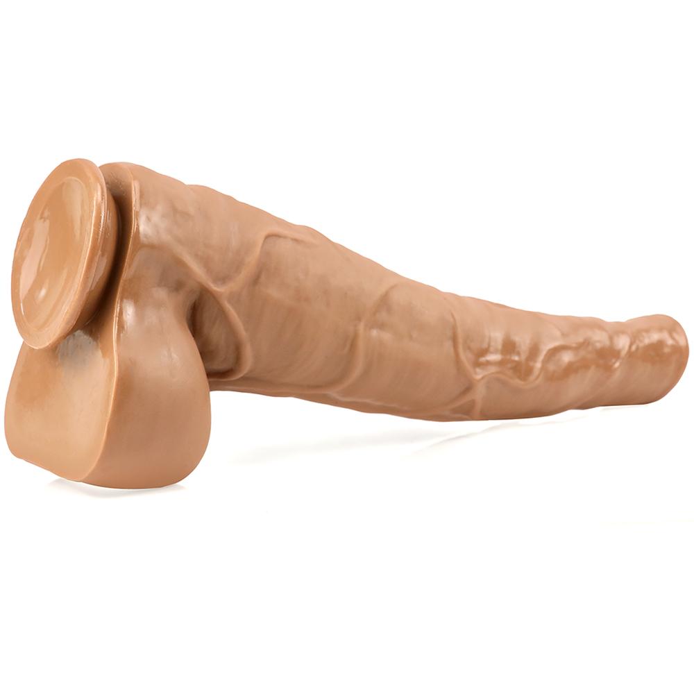 MoDi Riesiger realistischer großer Pferdedildo aus PVC, Tier-Penis mit Saugnapf, für Erwachsene, Sexspielzeug für Frauen, Vagina, Männer, Anal, Masturbator