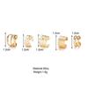 Silver Color Leaves Clip Earrings for Women Men Creative Simple C Ear Cuff Non-Piercing Ear Ear Clip Set Trend Jewelry Gift