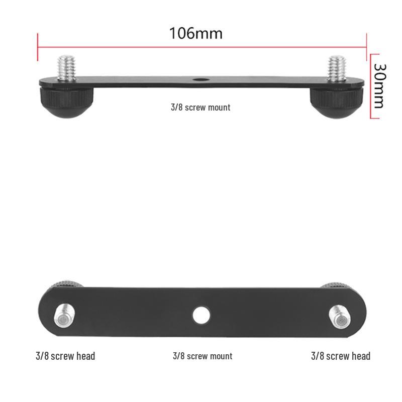 Adjustable Dual Boom Arm Microphone Stand for Desktop with Telescopic Base and Tablet Clamp, Perfect for Live Streaming and Singing.