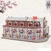 Challenging 3D Wooden Model Puzzle - Ancient Building Design for Adults