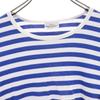 Marimekko Border Pattern Long Sleeve One Piece 160 White_Blue Kid's Used