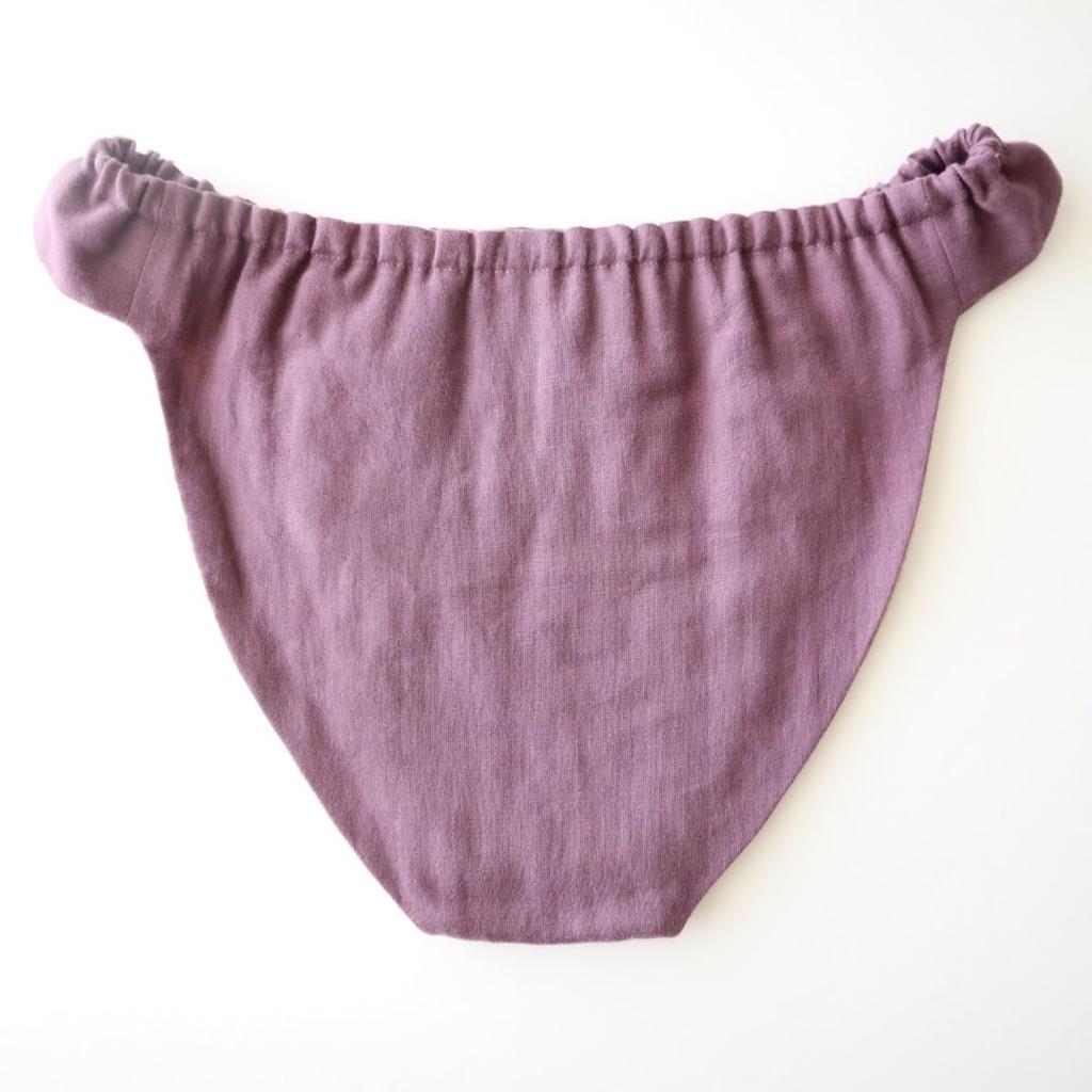 Funty Himekoromo Fundoshi Fundoshi Organic Double No Constriction in the Gentle on the Sleep Made in 1 Pair [Hanafu] Pants, M/L Size, Women's Shorts,