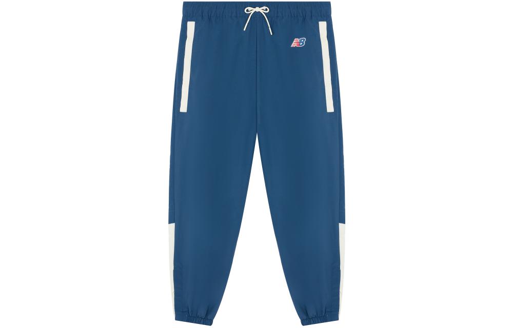 New Balance ANB Knitted Sweatpants Men s Blue Moderate Cuffed Pants AMP22372-BGV L