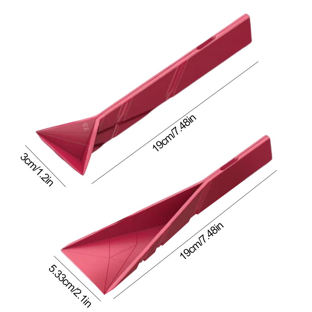 3-in-1 Measuring Spoons 2 PCS Spoons Polygons Flat Measuring Spoon 6 Different Sizes Folds Flat Scoop Folding Flat Cutlery Spoon