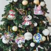Christmas Tree Pendant Hanging Ornament Keychain Lady Bag Pendant DIY Xmas Gifts Christmas Decoration Hanging Diamond Art Kits